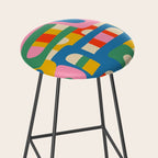 Bo Kaap Colorful Abstract Pattern Stool Gallery Image 2