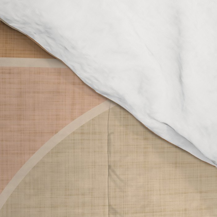 Abstract Bauhaus Shapes - Neutral Colors Comforter Gallery Image 4
