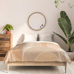 Abstract Bauhaus Shapes - Neutral Colors Comforter Gallery Image 3