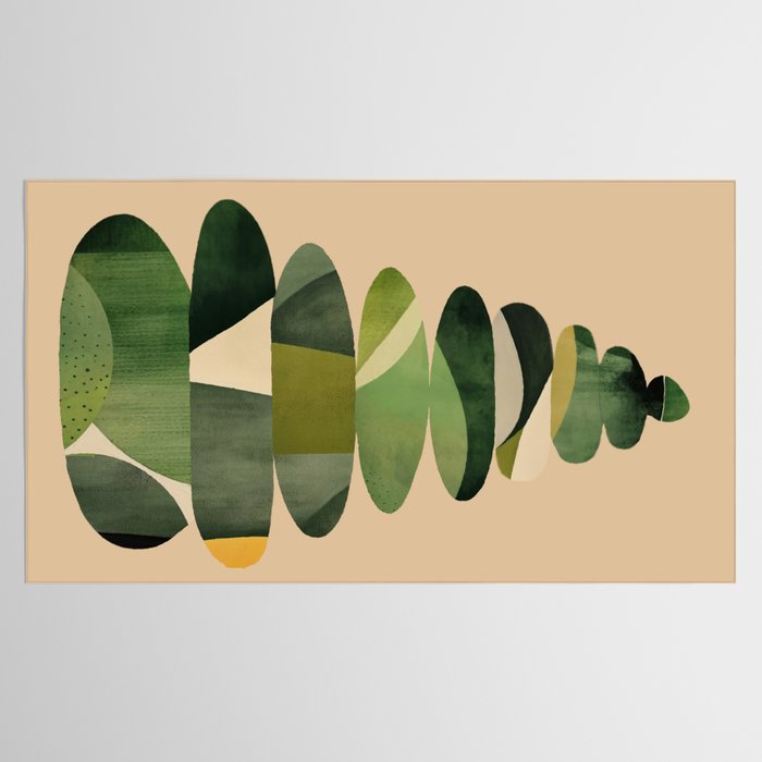 Abstract and Modern Stones Art 2 Tablecloth Gallery Image 2