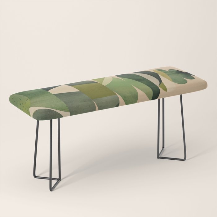Abstract and Modern Stones Art 2 Bench Gallery Image 1