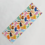 Christmas Cats in Santa Hats Yoga Mat Gallery Image 1