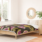 Fig Collection â Charcoal Duvet Cover Gallery Image 2