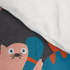 Silly Cats Crowd Pattern Comforter Gallery Image 4