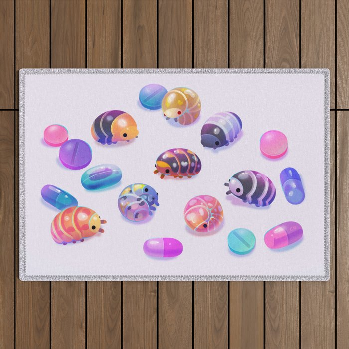 Pill bugs  Outdoor Rug Gallery Image 1
