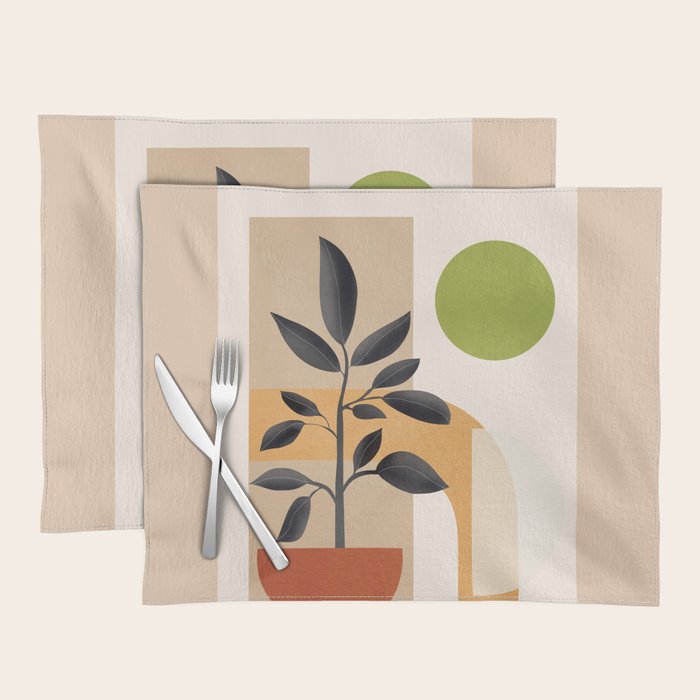 Soft Shapes XXI Placemat Gallery Image 1