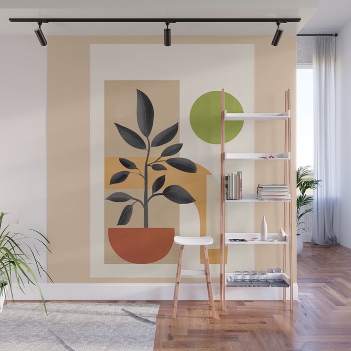 Soft Shapes XXI Wall Mural Gallery Image 1