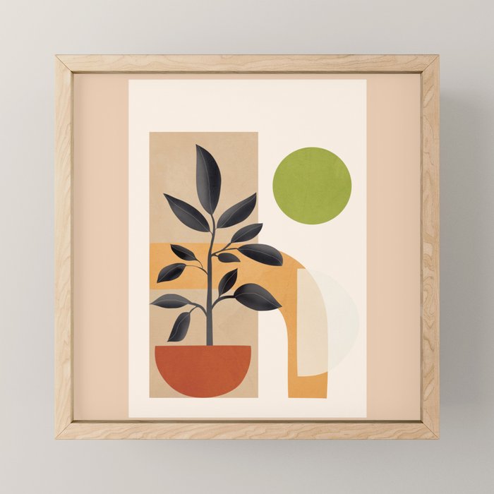 Soft Shapes XXI Mini Art Print Gallery Image 1