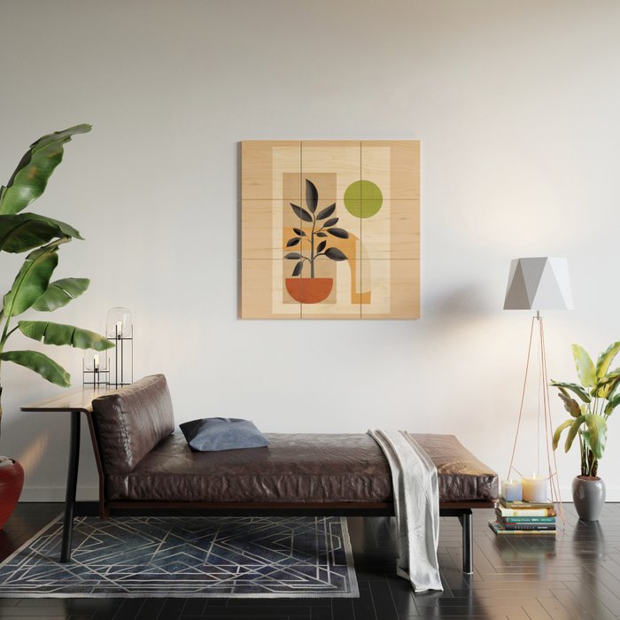 Soft Shapes XXI Wood Wall Art Gallery Image 2