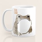 Unimpressed Frog Meika Gafu by Matsumoto Hoji 1814 - Frog Coffee Mug Gallery Image 3