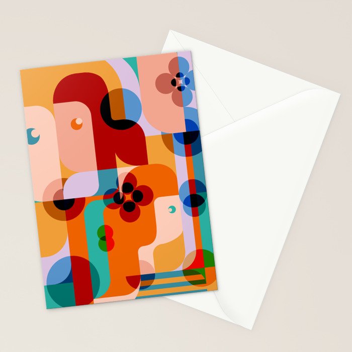 Sunshine Floral Girls Stationery Card Gallery Image 2