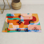 Sunshine Floral Girls Rug Gallery Image 1