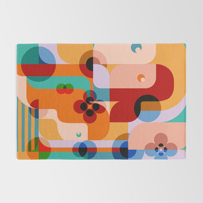 Sunshine Floral Girls Rug Gallery Image 2