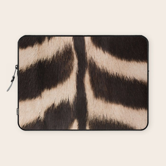 Zebra - zebra stripes -zebra skin - genuine - beautiful  Laptop Sleeve Gallery Image 1