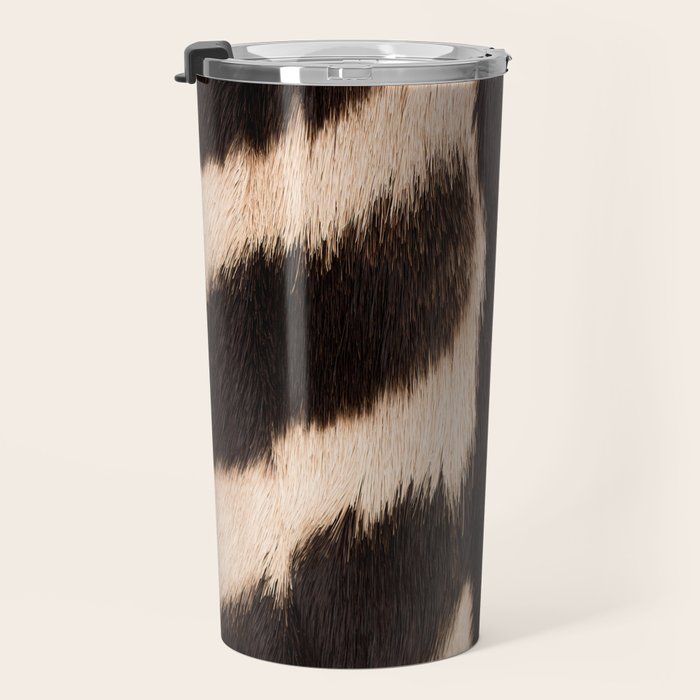 Zebra - zebra stripes -zebra skin - genuine - beautiful  Travel Mug Gallery Image 3