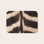 Zebra - zebra stripes -zebra skin - genuine - beautiful  Bath Mat Gallery Image 1