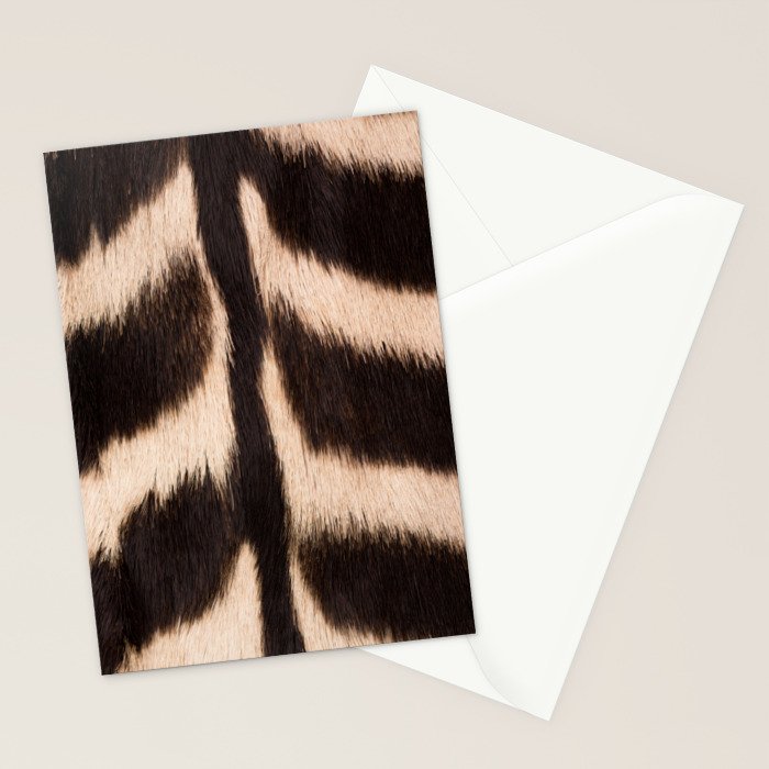 Zebra - zebra stripes -zebra skin - genuine - beautiful  Stationery Card Gallery Image 2