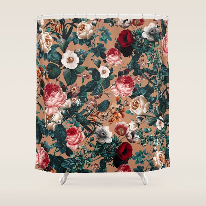 Winter Botanical Garden Shower Curtain Gallery Image 1