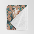 Winter Botanical Garden Throw Blanket Gallery Image 3
