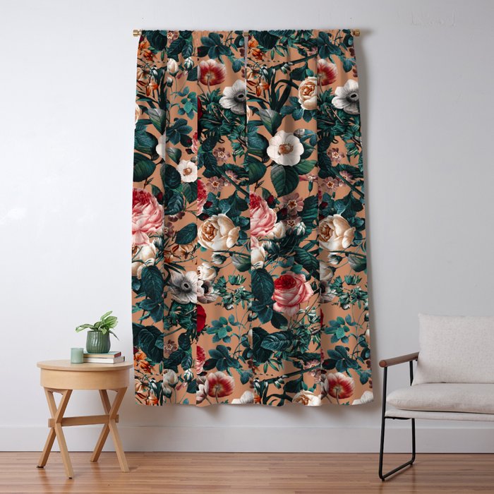 Winter Botanical Garden Window Curtain Gallery Image 5