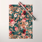 Winter Botanical Garden Wrapping Paper Gallery Image 1