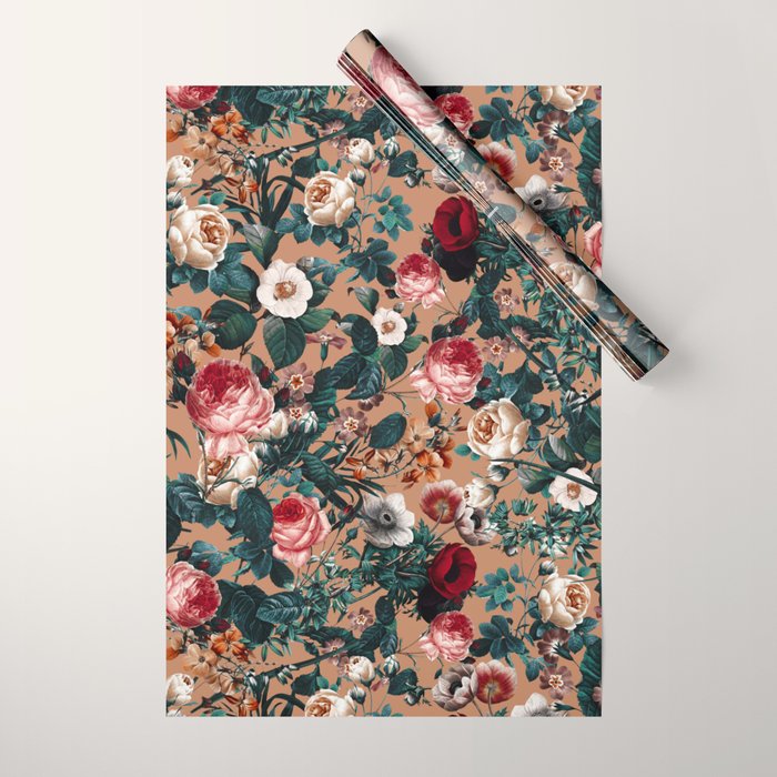 Winter Botanical Garden Wrapping Paper Gallery Image 1