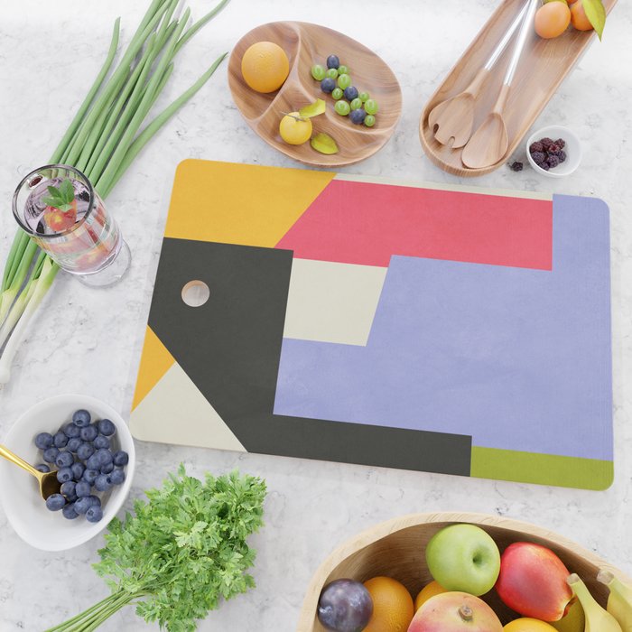 Geometric Shapes 14 Cutting Board Gallery Image 2