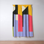 Geometric Shapes 14 Window Curtain Gallery Image 3