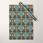 fox love Wrapping Paper Gallery Image 1