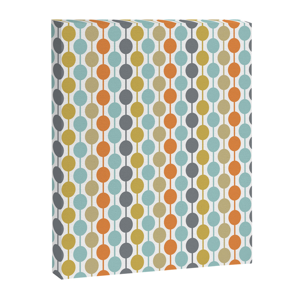 Retro Circles Mid Century Modern Background Canvas Print Gallery Image 8
