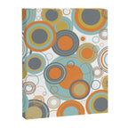 Retro Mid Century Modern Circles Geometric Bubbles Pattern Canvas Print Gallery Image 8