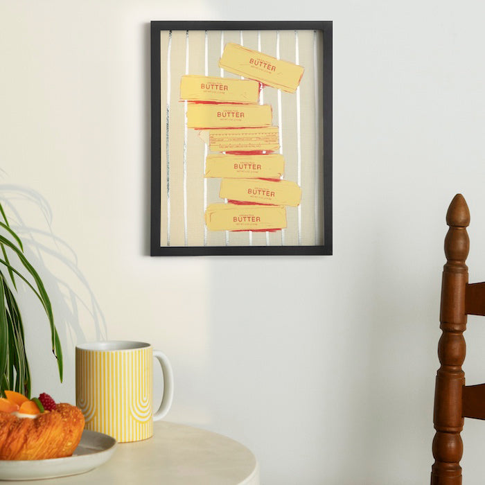 Butter Sticks - Limited Edition Foil Art Print