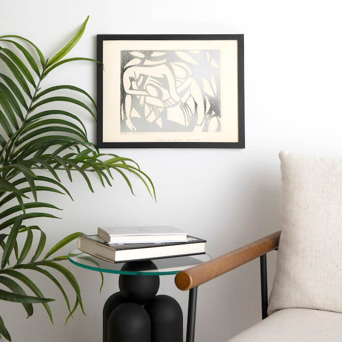 Wrestlers By Henri Gaudier-Brzeska French - Limited Edition Foil Art Print