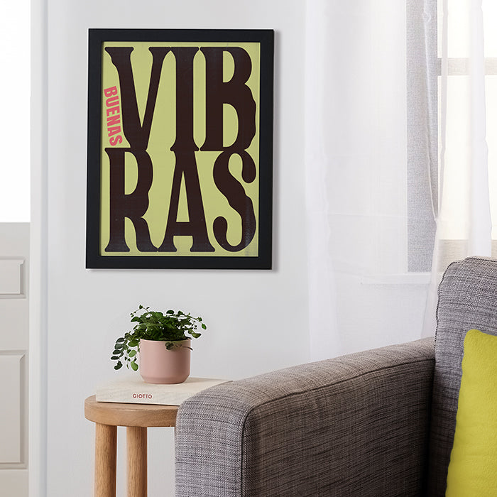 Buenas Vibras Framed Poster