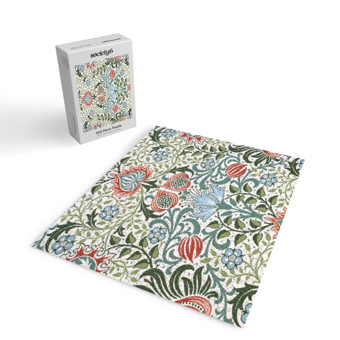 William Morris - floral Jigsaw Puzzle Gallery Image 2