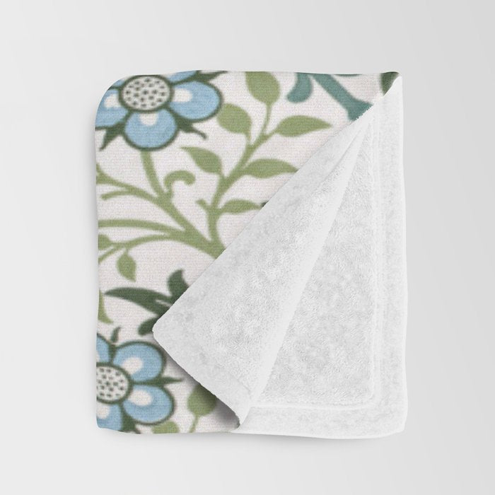 William Morris - floral Throw Blanket Gallery Image 3