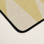 Geometric Southwestern Minimalism - Bright Golden Yellow Desk Mat Gallery Image 4