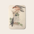 Red-footed Falcon Divination from # An Almanac of Birds # Divinations for Uncertain Days Bath Mat Gallery Image 1