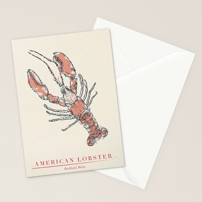 Lobster Stationery Card Gallery Image 2