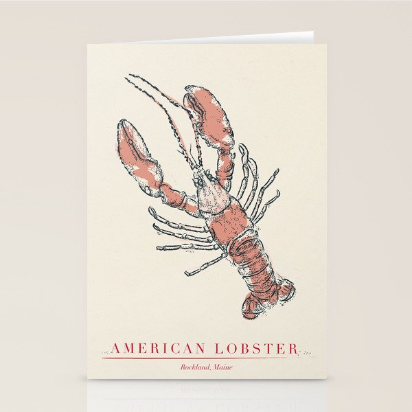 Lobster Stationery Card Gallery Image 1