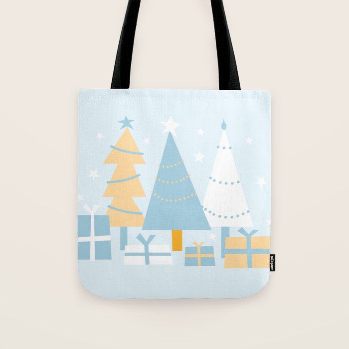 Christmas tree and presents Tote Bag Gallery Image 1