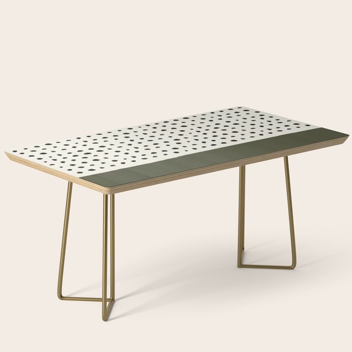 Olive Green x Stripes Coffee Table Gallery Image 2
