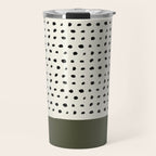 Olive Green x Stripes Travel Mug Gallery Image 1