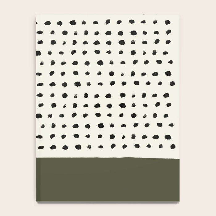 Olive Green x Stripes Notebook Gallery Image 4