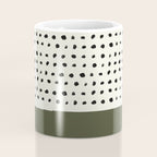 Olive Green x Stripes Coffee Mug Gallery Image 4