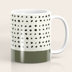 Olive Green x Stripes Coffee Mug Gallery Image 1