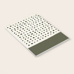 Olive Green x Stripes Notebook Gallery Image 3