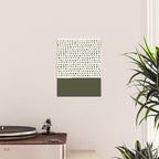 Olive Green x Stripes Poster Gallery Image 2