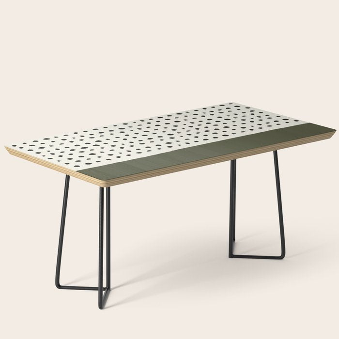 Olive Green x Stripes Coffee Table Gallery Image 1