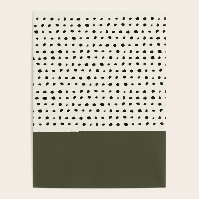 Olive Green x Stripes Poster Gallery Image 4